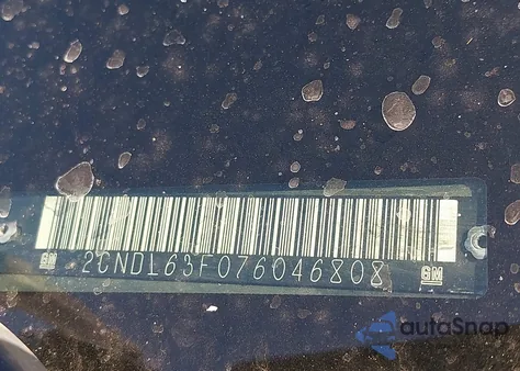 2007 Chevrolet Equinox Lt from USA, damaged, VIN 2CNDL63F076046808